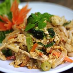 TH6p: Satay Noodles Stir Fried with Pork